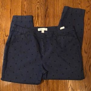 Navy capris